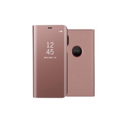 FLIP COVER CLEAR VIEW CASE IPHONE X/XS GOLDEN ROSE  FLIP COVER CLEAR VIEW CASE IPHONE X/XS GOLDEN ROSE